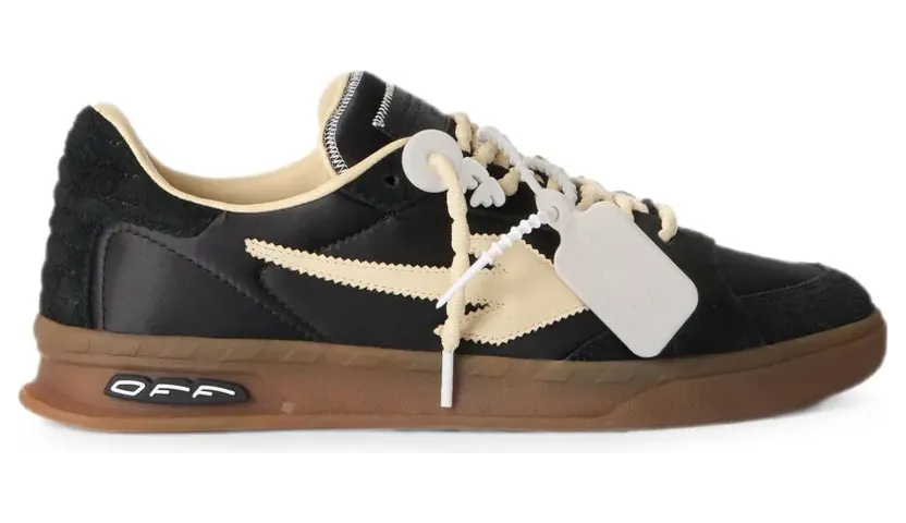 Off-White M-End of Play-06209 mit Wildledereinsätzen “Black” (OF06209001100A)