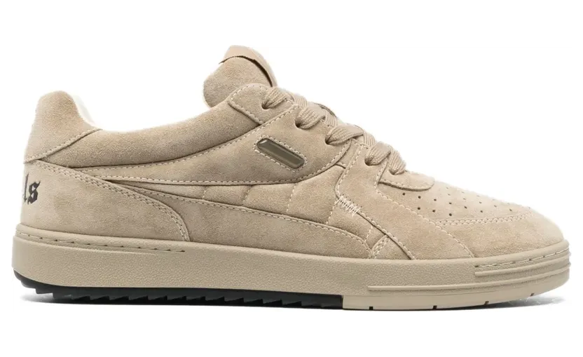 Palm Angels Sneakers aus Wildleder – Nude (PMIA078S23LEA0026110)