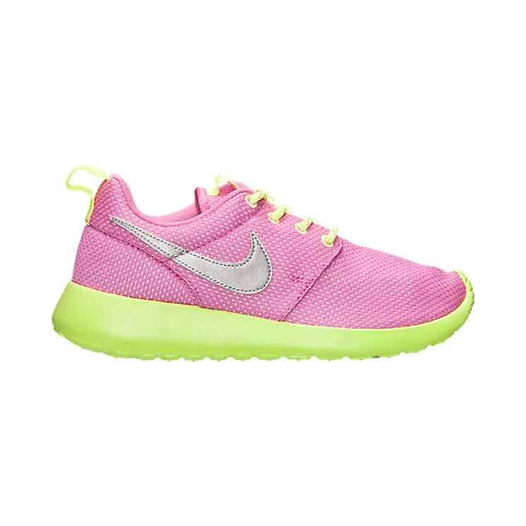 Nike Roshe Run Red Violet Metallic Silver Volt (GS)
