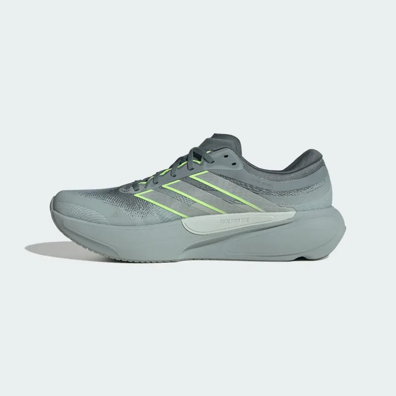 Adidas SUPERNOVA SOLUTION 3 Running Shoes Blue Oxide / Linen Green / Wonder Sage (KI3175)