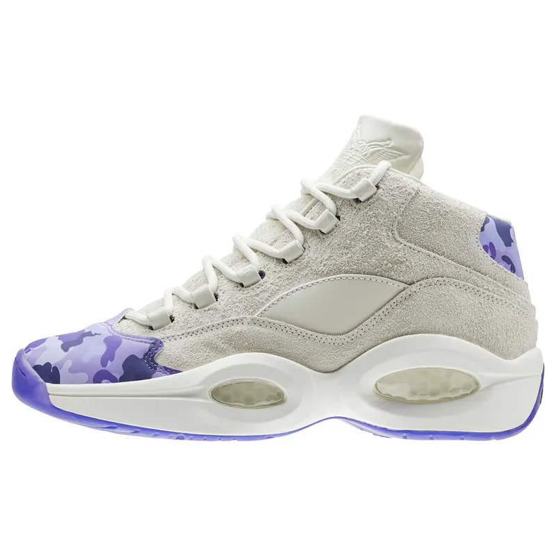 Reebok Question Mid Cam’Ron Chalk/Lush Orchid-Purple (Other Brands Reebok)
