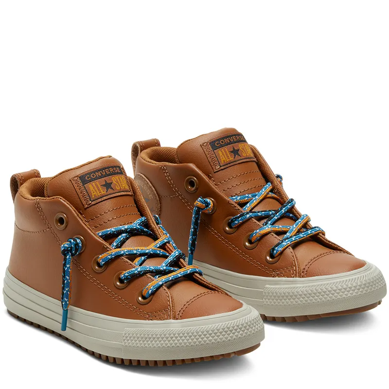 Converse Big Double Lace Suede Chuck Taylor All Star Street Boot Mid (668490C)