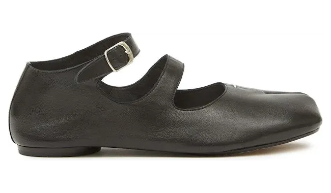 Maison Margiela Tabi Ballerina Double Strap Flats Black (S58WZ0109 PR869 T8013)