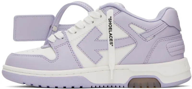 Off-White Out Of Office “White/Purple” (OWIA259F22LEA0010136)