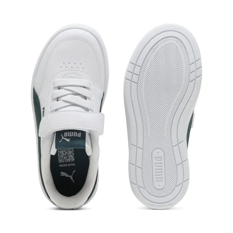 Puma Court Classic Clean “Puma White / Green Terrain” (403751_04)