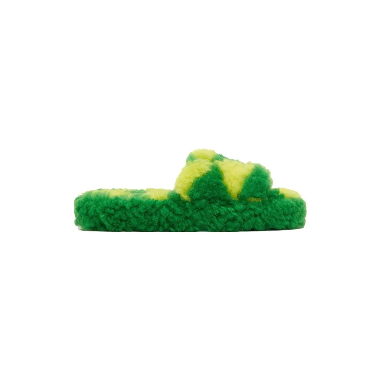 Bottega Veneta Teddy Sandal Green Yellow (690537V1KV04852)