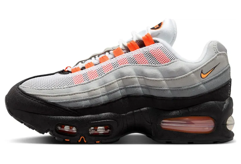 Nike Air Max 95 Big Bubble Black Cool Grey White Bright Mandarin (HF7054-006)
