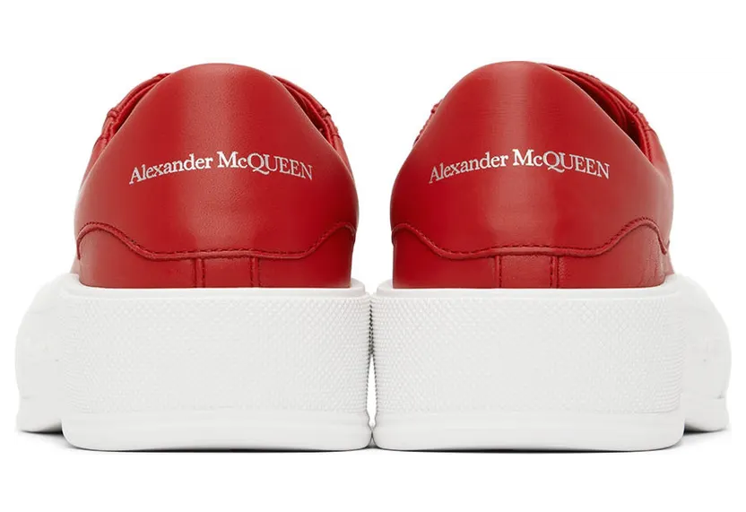 Alexander McQueen Red Deck Plimsol Sneakers (705201WHRU0) (2)