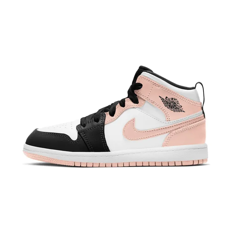 Jordan 1 Mid Crimson Tint (PS) “White / Black / Arctic Orange” (640734-133)