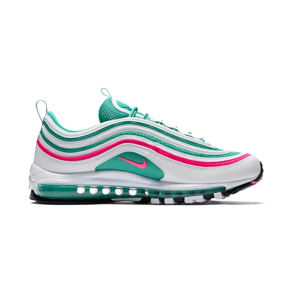 Nike Air Max 97 South Beach White/Pink Blast-Kinetic Green-Black (921826-102)