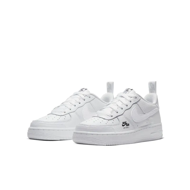 Nike Air Force 1 Low White Grey Fog (GS) White/Grey Fog-Black-White (CV9604-100)