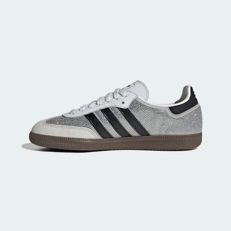 Adidas Samba OG Crystal White / Core White / Silver Metallic (IH9055)
