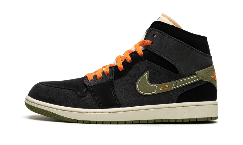 Air Jordan 1 Mid SE Craft “Anthracite Light Olive” (FD6817-003)