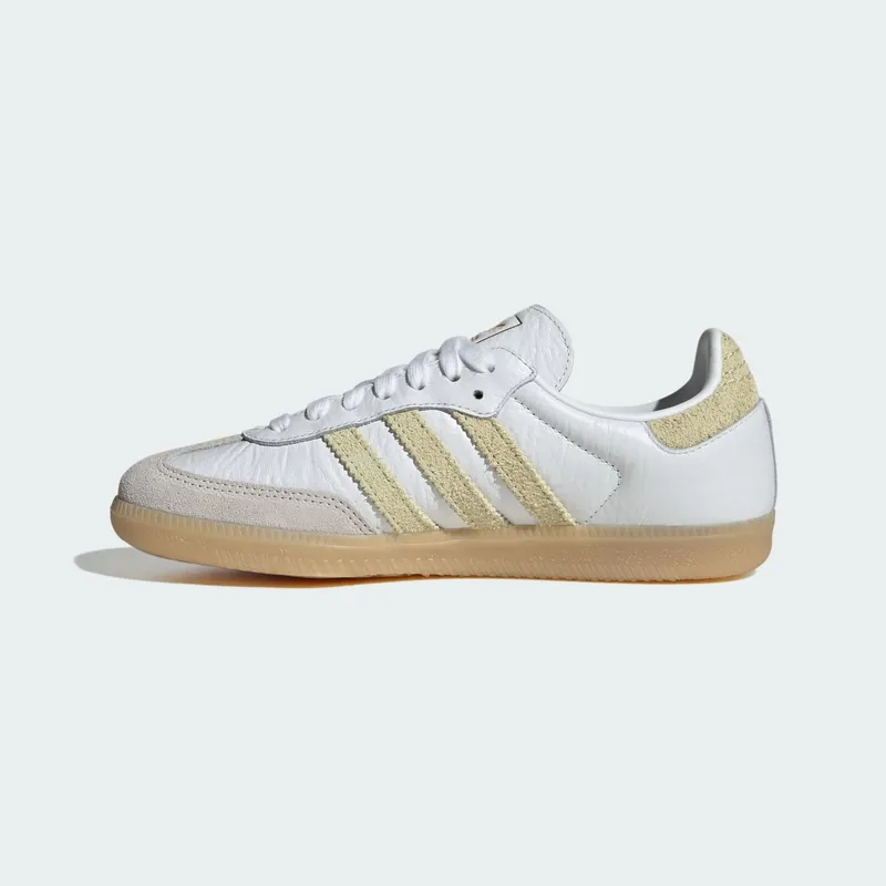 Adidas SAMBA OG Cloud White / Dual Yellow / Gum (LA0972)