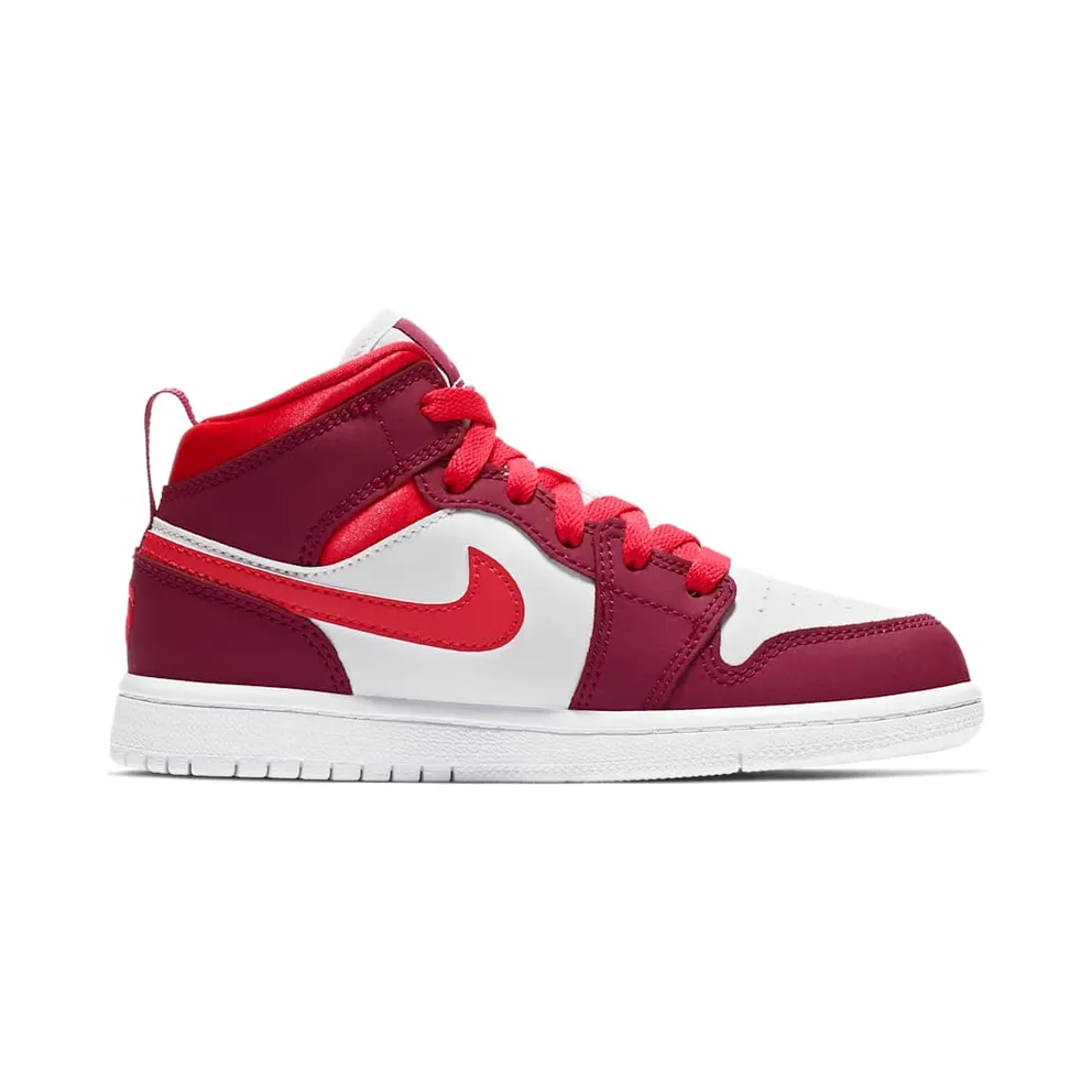 Jordan 1 Mid True Berry Rush Pink (PS) True Berry/Rush Pink-White (640737-661)