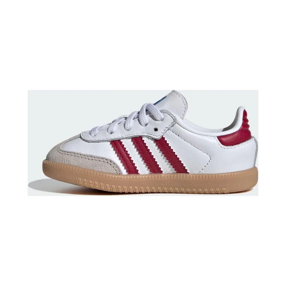 adidas Samba OG Kids Cloud White / Collegiate Burgundy / Gum (IE1336)