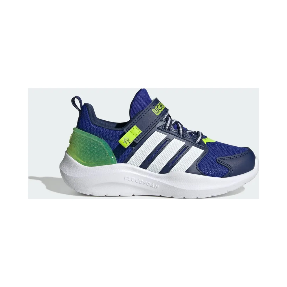 Adidas Lightorama Kids Lucid Blue / Cloud White / Solar Slime (JQ4158)