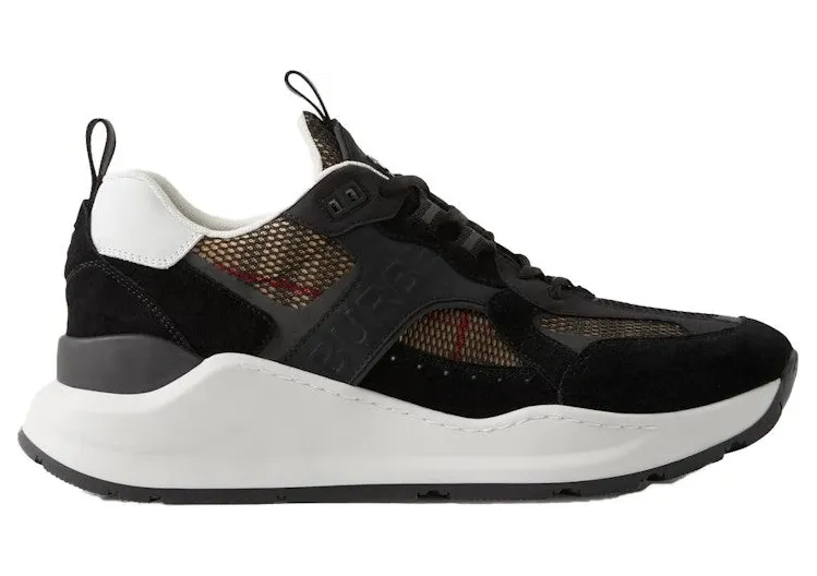 Burberry Embossed Mesh Sneakers Black (80654351)