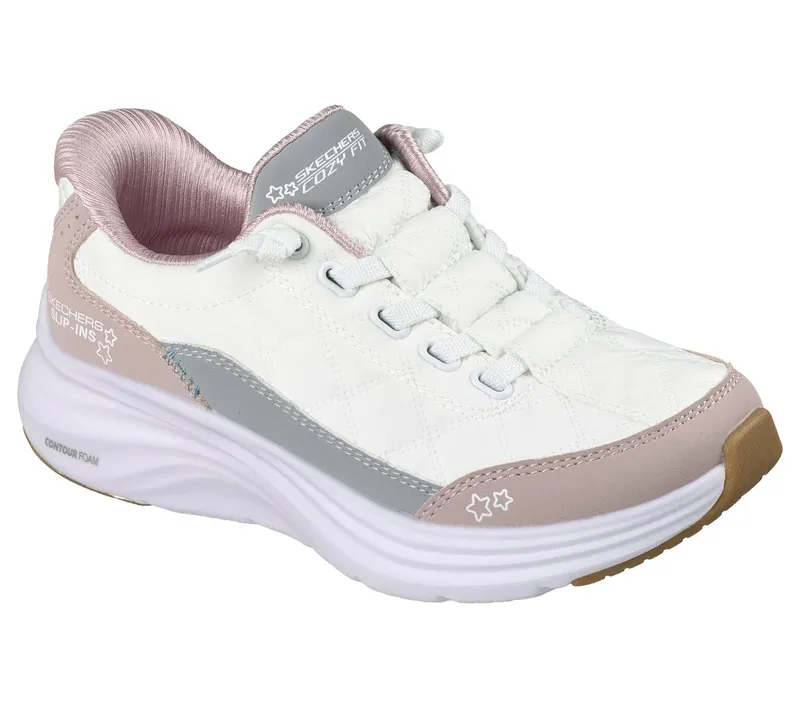 Skechers Slip-ins: Contour Foam – Cozy Fit Sneaker White/Lavendel