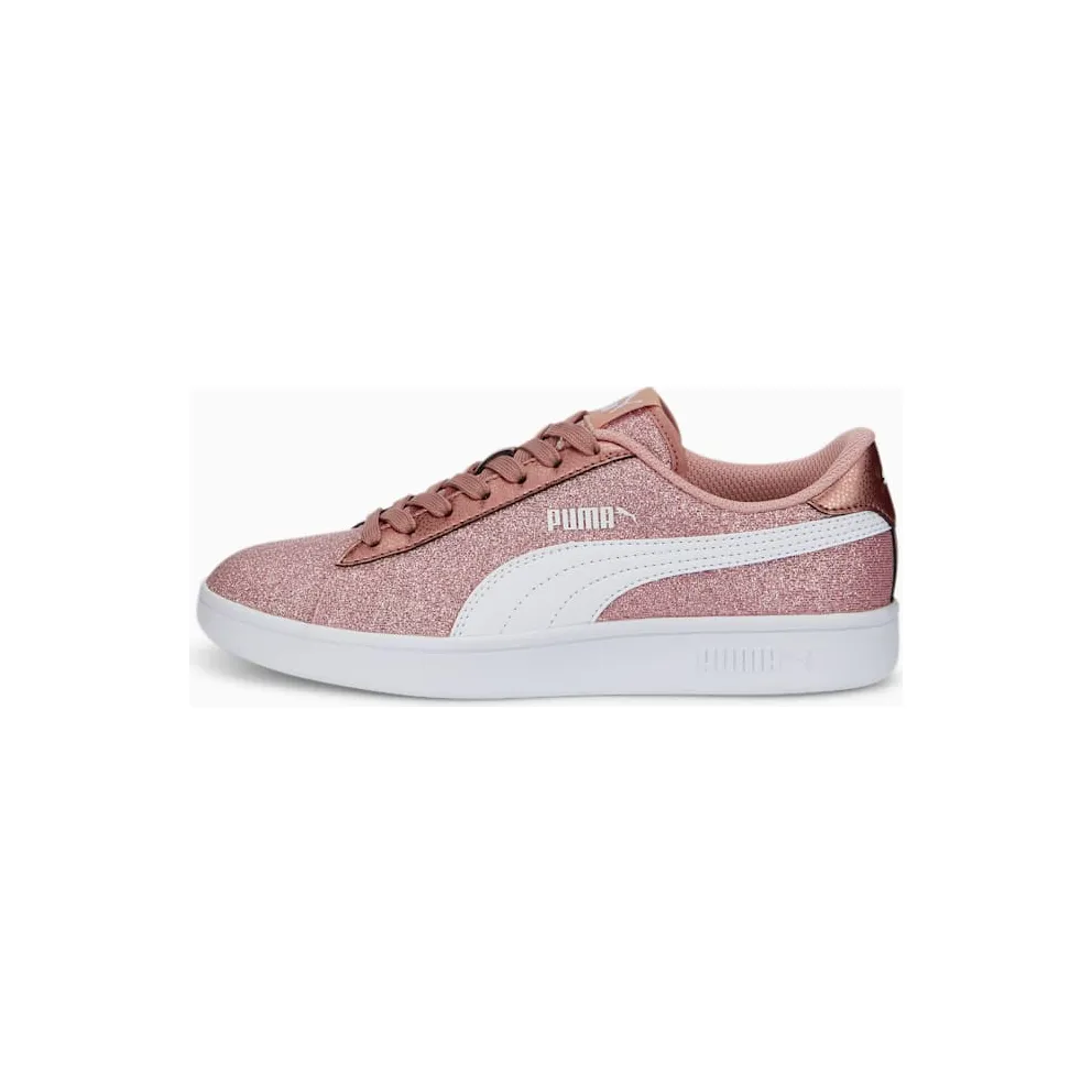 PUMA Smash V2 Glitz Glam Youth Rose Gold/White (367377-29)