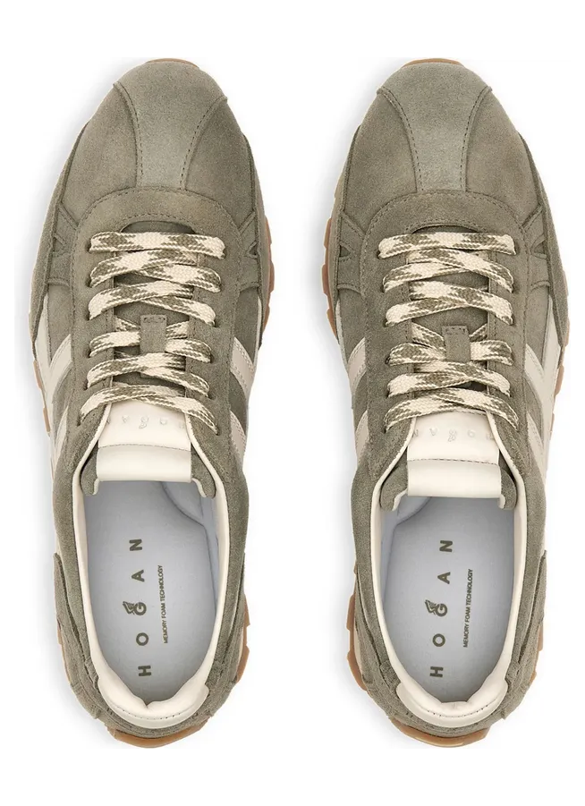 Hogan H671 86ER Lace-up Fastening “Green” (HXW7010FP0CU HO0RV7) (4)