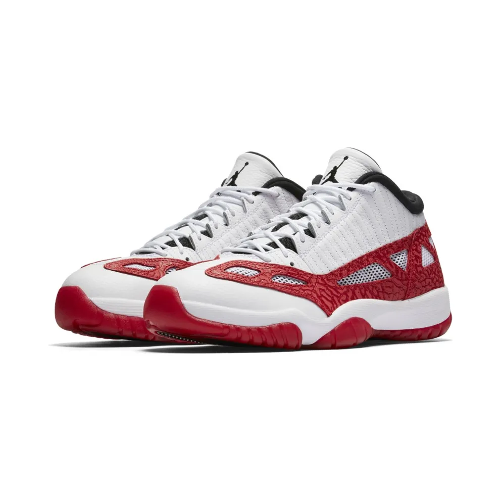 Jordan 11 Retro Low IE White Gym Red White/Gym Red-Black (919712-101)