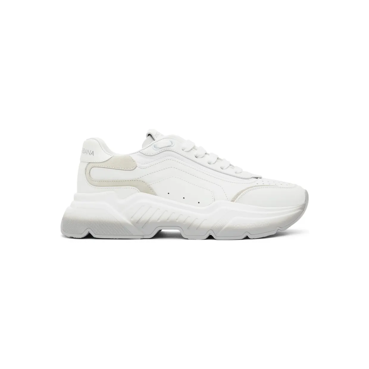 Dolce & Gabbana White & Grey Gradient Daymaster Sneakers (CS1805AW177)