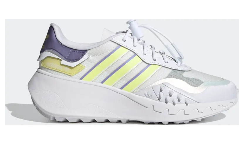 adidas Choigo Schuh Cloud White / Pulse Yellow / Light Purple (H04324)