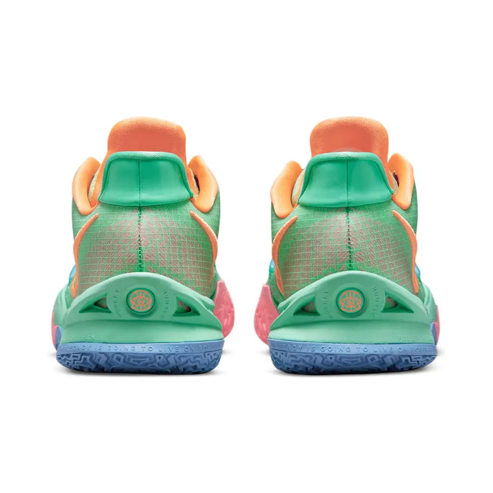 Nike Kyrie Low 4 “Green Glow / Red Plum / Metallic Gold / Atomic Orange” (CW3985-300)