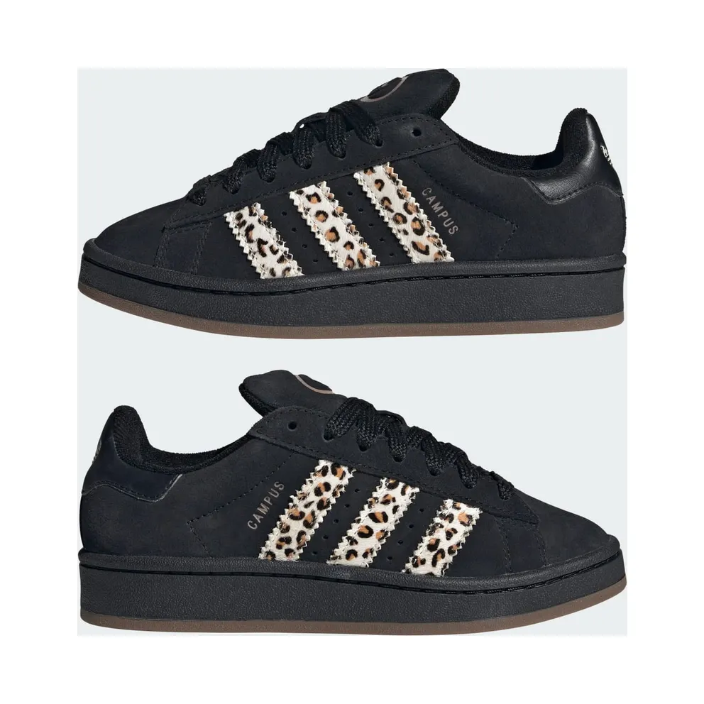 Adidas Campus 00s Kids Core Black / Wonder White / Trace Brown (JS3862)