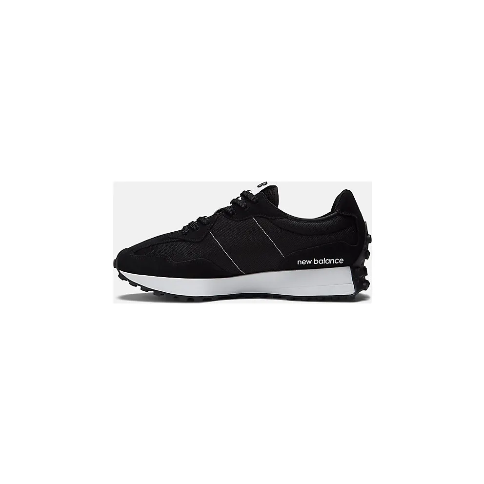 New Balance 327 Black White N Logo (MS327CBW)
