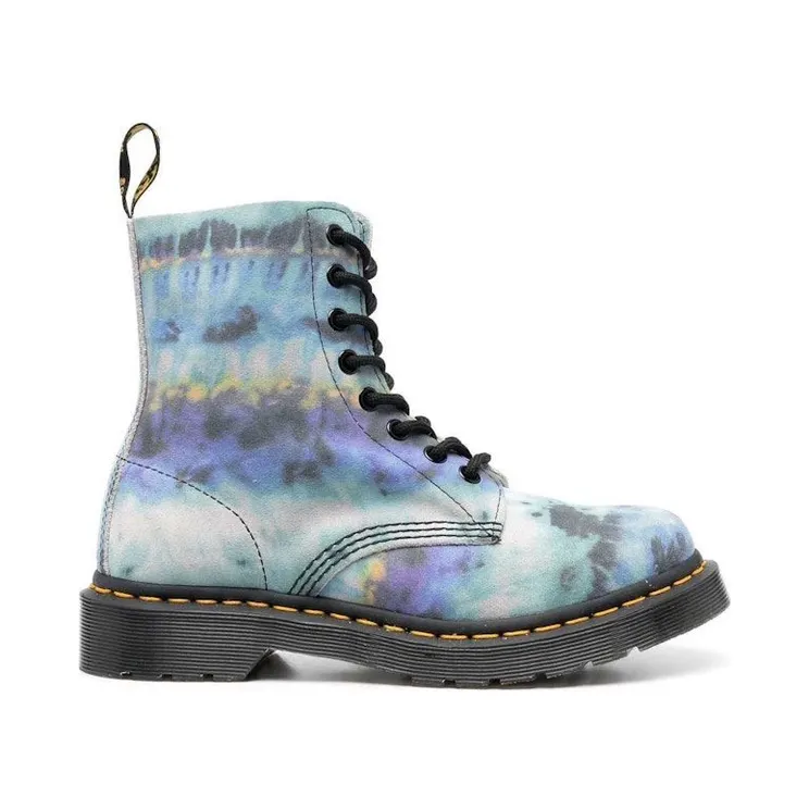 Dr. Martens 1460 Pascal Leather Lace Up Boot Blue Summer Tie Dye (27242400)