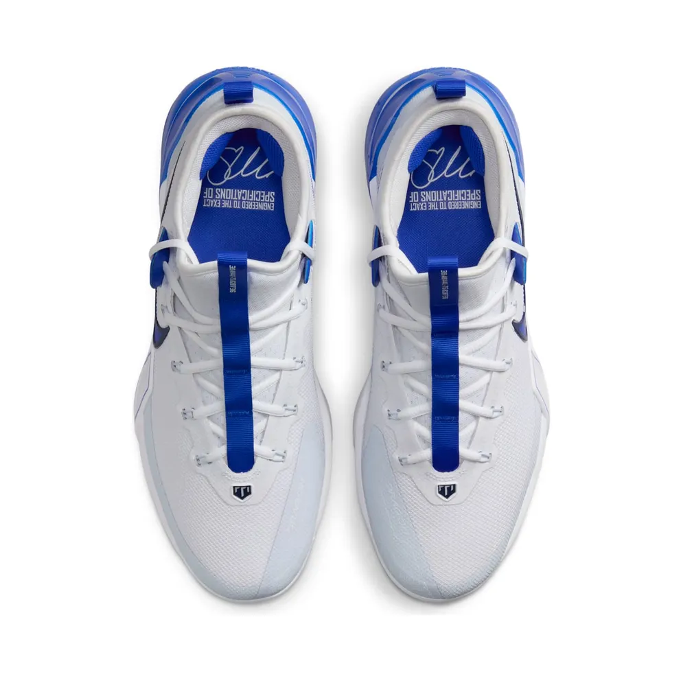 Nike Force Zoom Trout 9 Elite White Midnight Navy Football Grey Hyper Royal (FB2906-105)