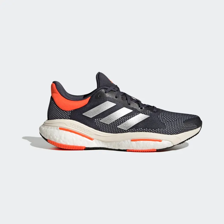 adidas Solarglide 5 Shadow Navy / Silver Metallic / Impact Orange (GX6706)