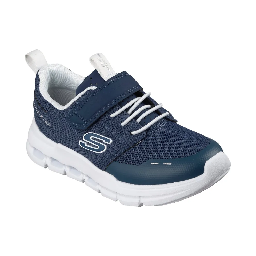 Skechers Glide-Step Flow Sneaker Marine/White