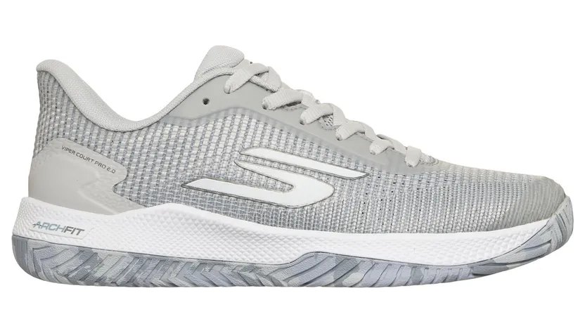 Skechers Viper Court Pro 2.0 Sneaker Licht Grijs