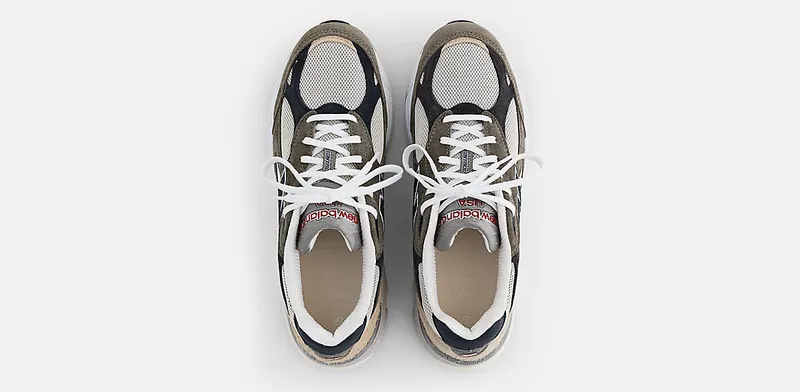 New Balance 990v3 MiUSA Grey Blue Olive (M990TO3)