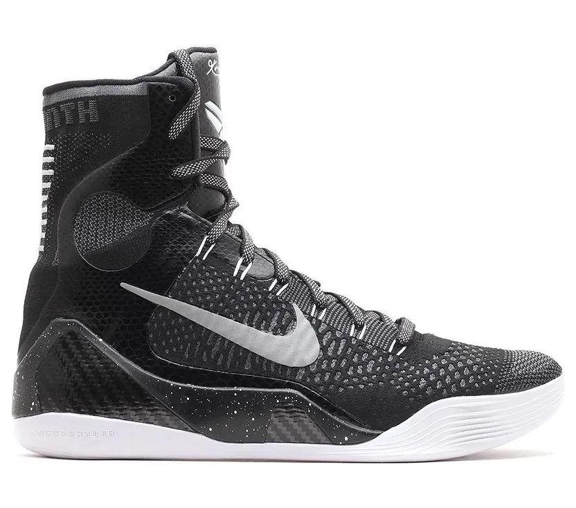 Nike Kobe 9 Elite Premium Black/Reflectsilver-Dark Grey (678301-001)
