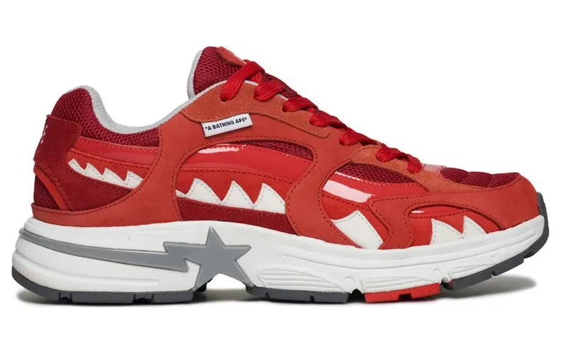 A Bathing Ape Shark Sta Korea (1FWK201306-RED)