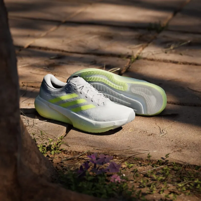 Adidas Supernova Rise 3 Running Shoes Halo Silver / Solar Yellow / Cloud White (KK1206)