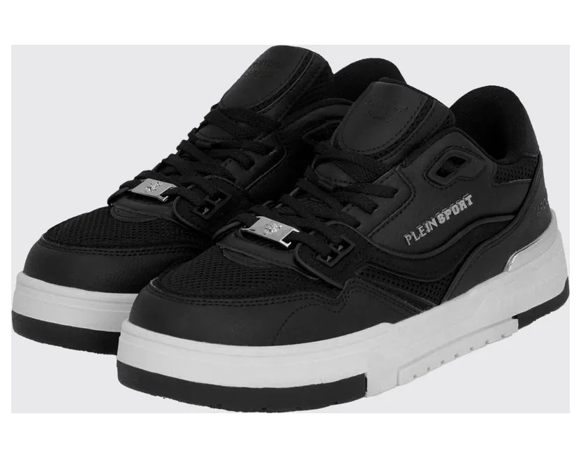 Plein Sport Apollo-1 Mesh And Polyester Sneakers Black (SAFSUSC0845STE003N02)