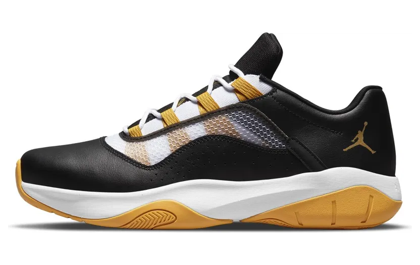 Jordan 11 CMFT Low Black Gold White (DM9481-001)