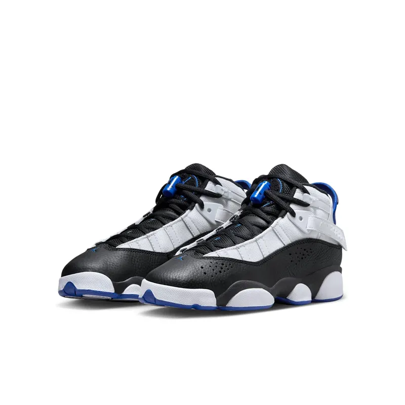 AIR Jordan 6 RINGS GAME ROYAL GS “White/Game Royal/Black” (323419-142)