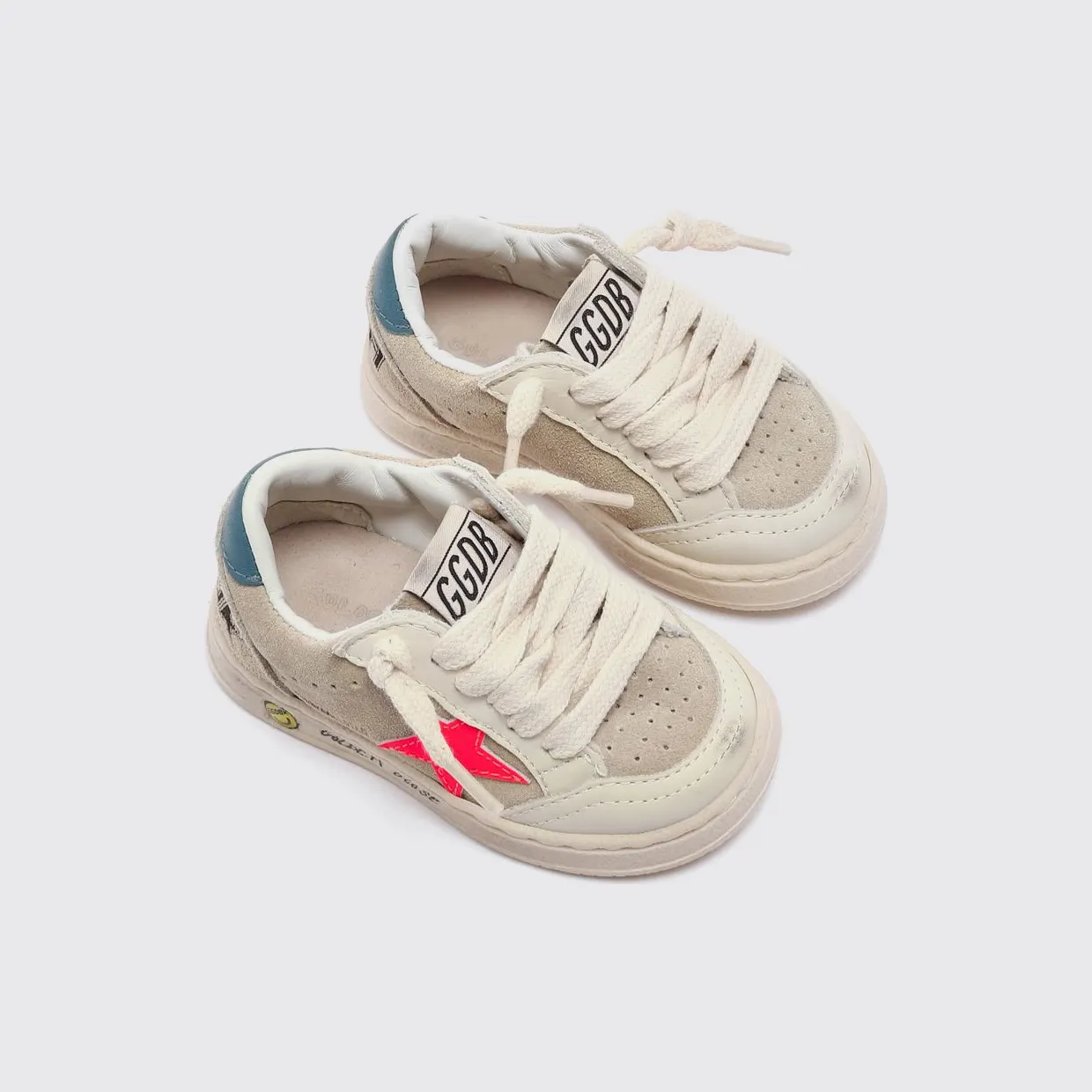 Golden goose Ball Star Used Suede Sneakers Beige (GJF00439F00805015863)