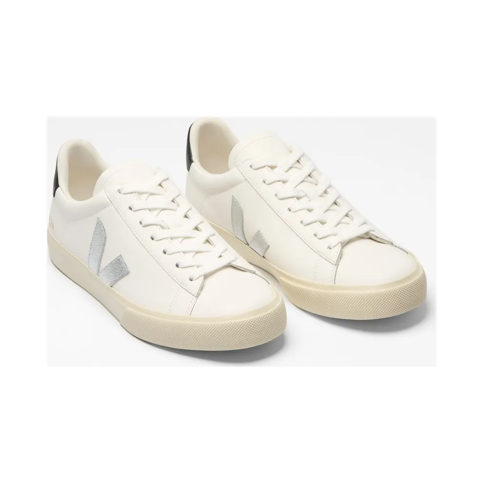 Veja Campo Leather White/ Silver/ Black (CP0521753A)