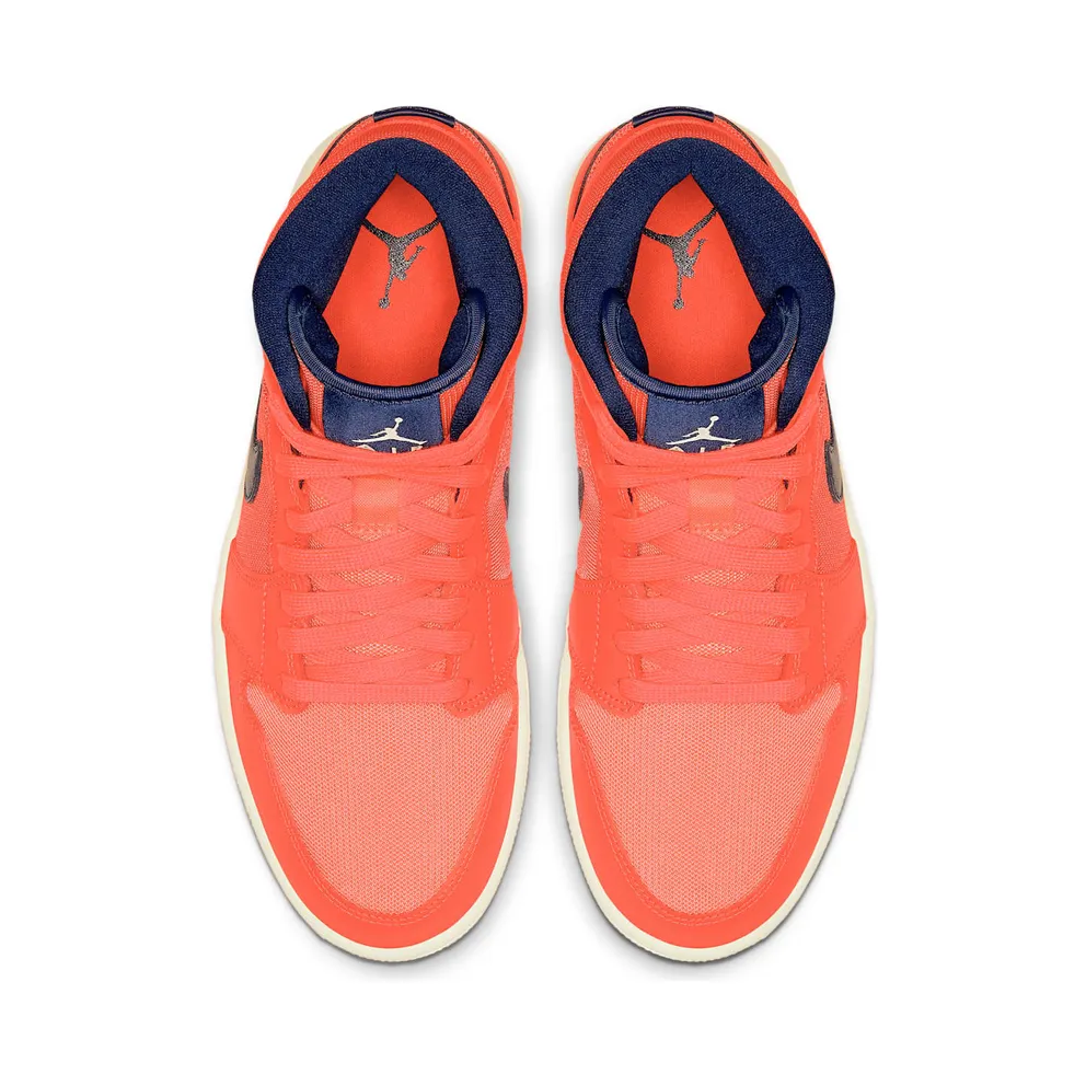 Jordan 1 Mid Turf Orange Blue Void (W) Turf Orange/Blue Void-Light Cream (CD7240-804)