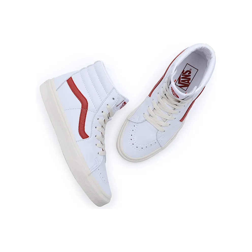 Vans Vintage Pop Sk8-hi Red – “White” (VN0007NSRED)