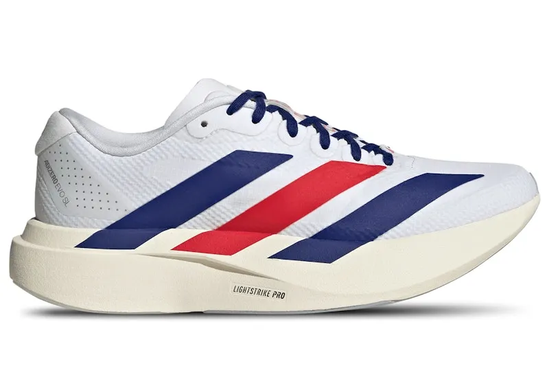 adidas Adizero Evo SL White Mystery Ink Pure Ruby (KK3721)