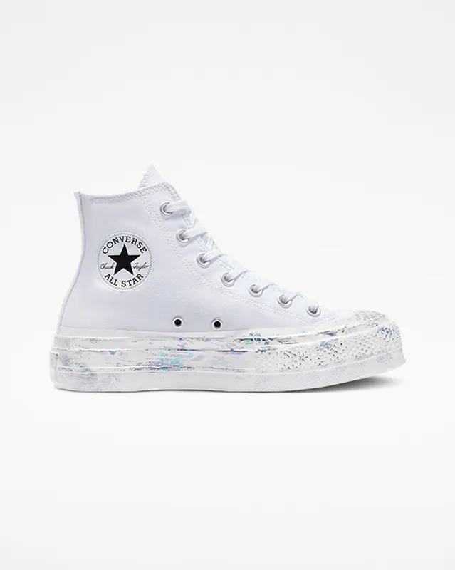 Converse Chuck Taylor All Star Lift Platform White Iridescent (A03337C)