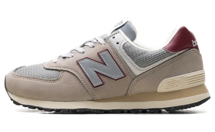 New Balance 574 “Arid Stone/Monarch Burgundy” (U574SKB)